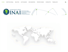 Tablet Screenshot of inai.org.ar